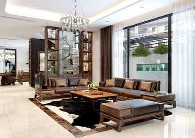 Thi công nội thất nhà phố Bàu Bàng