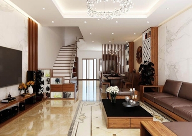 Thi công nội thất nhà phố Dĩ An