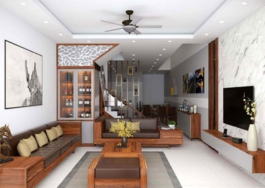 Thi công nội thất nhà phố Phú Giáo