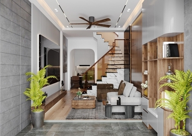 Thi công nội thất nhà phố Tân Uyên