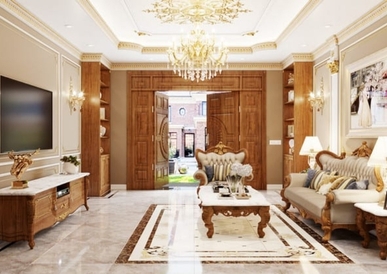 Thiết kế nội thất biệt thự tại Dầu Tiếng