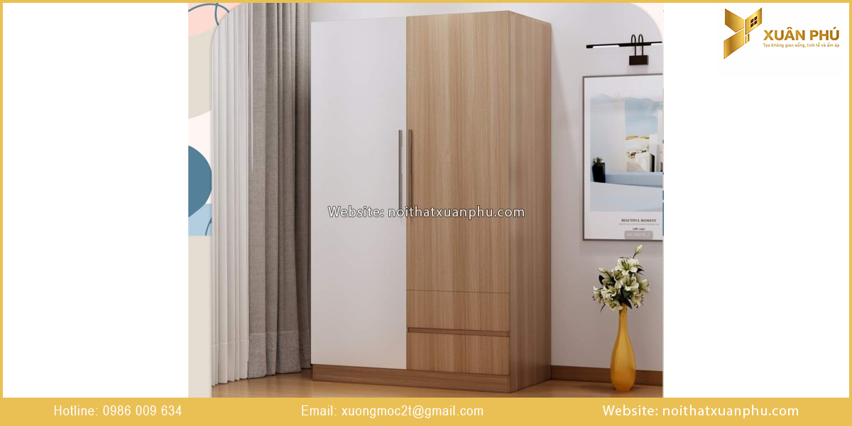 Địa chỉ mua tủ quần áo 2 cánh