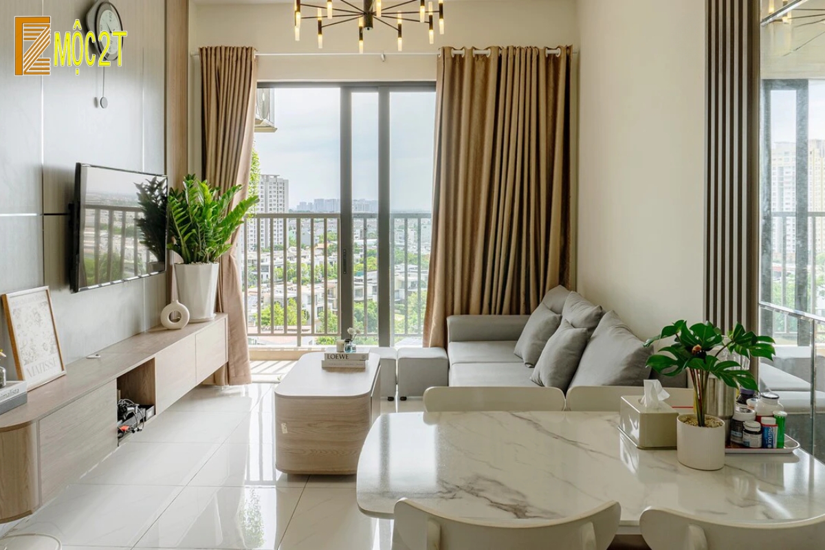 Lưu ý quan trọng khi tiến hành thi công nội thất chung cư Phú Giáo