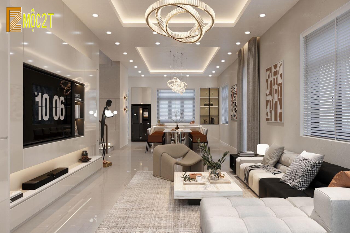 Quy trình thi công nội thất nhà phố Thủ Dầu Một của Nội Thất Xuân Phú