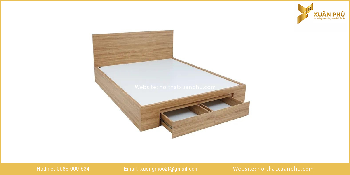 Thông số giường ngủ có ngăn kéo
