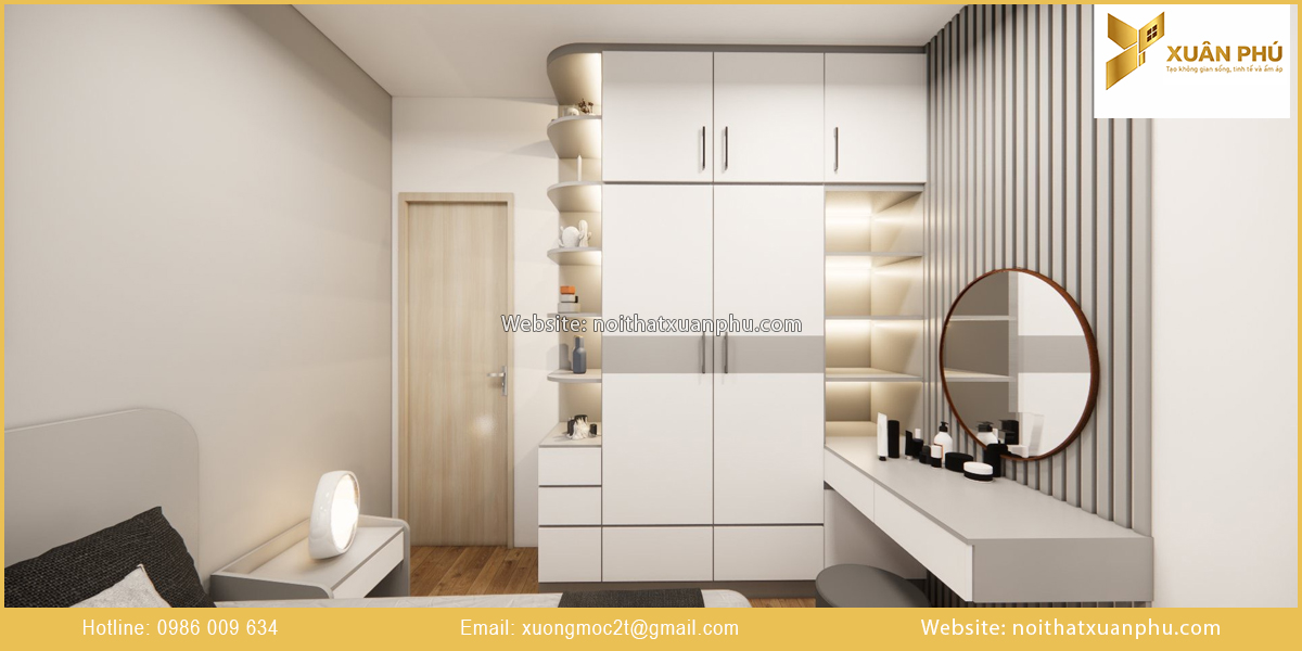 Thông số tủ quần áo 2 cánh