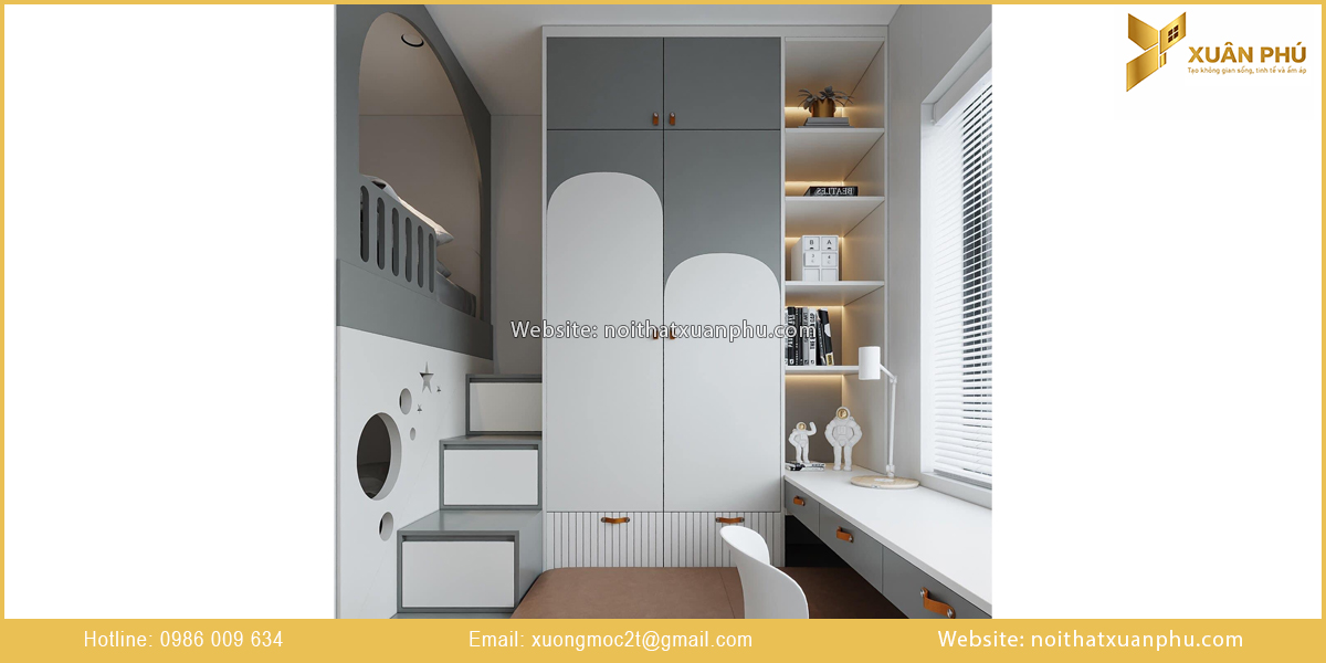 Tủ quần áo 2 cánh